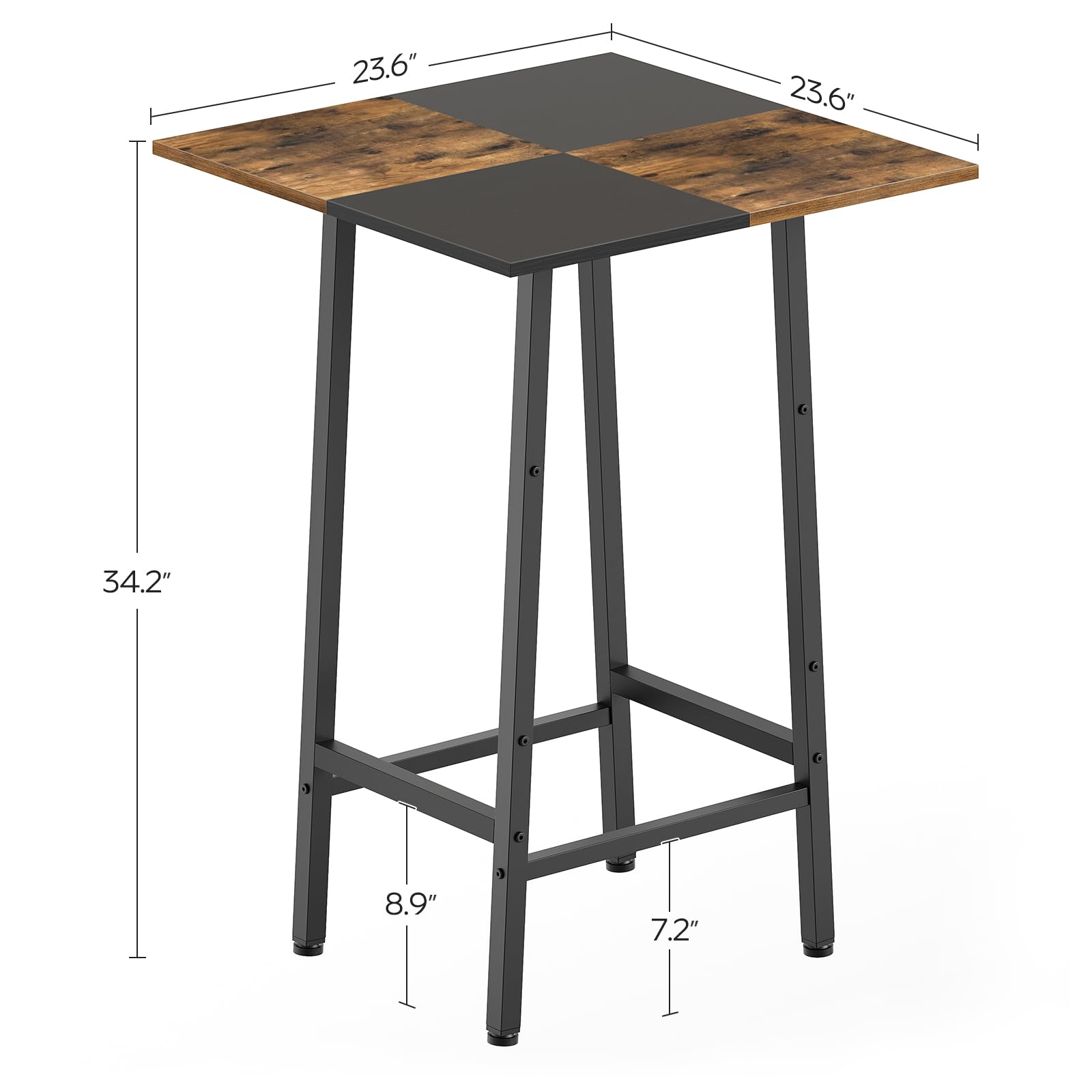 YATINEY bar table assembly included tools for quick setup