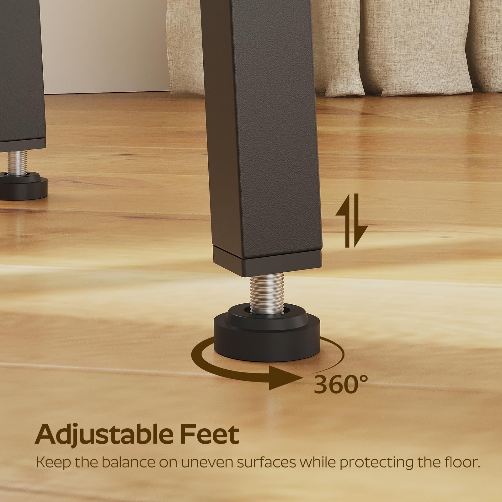 YATINEY footrests provide comfortable support during meals and conversations