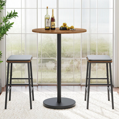 YATINEY bar table at 39.4 inches elevates conversation
