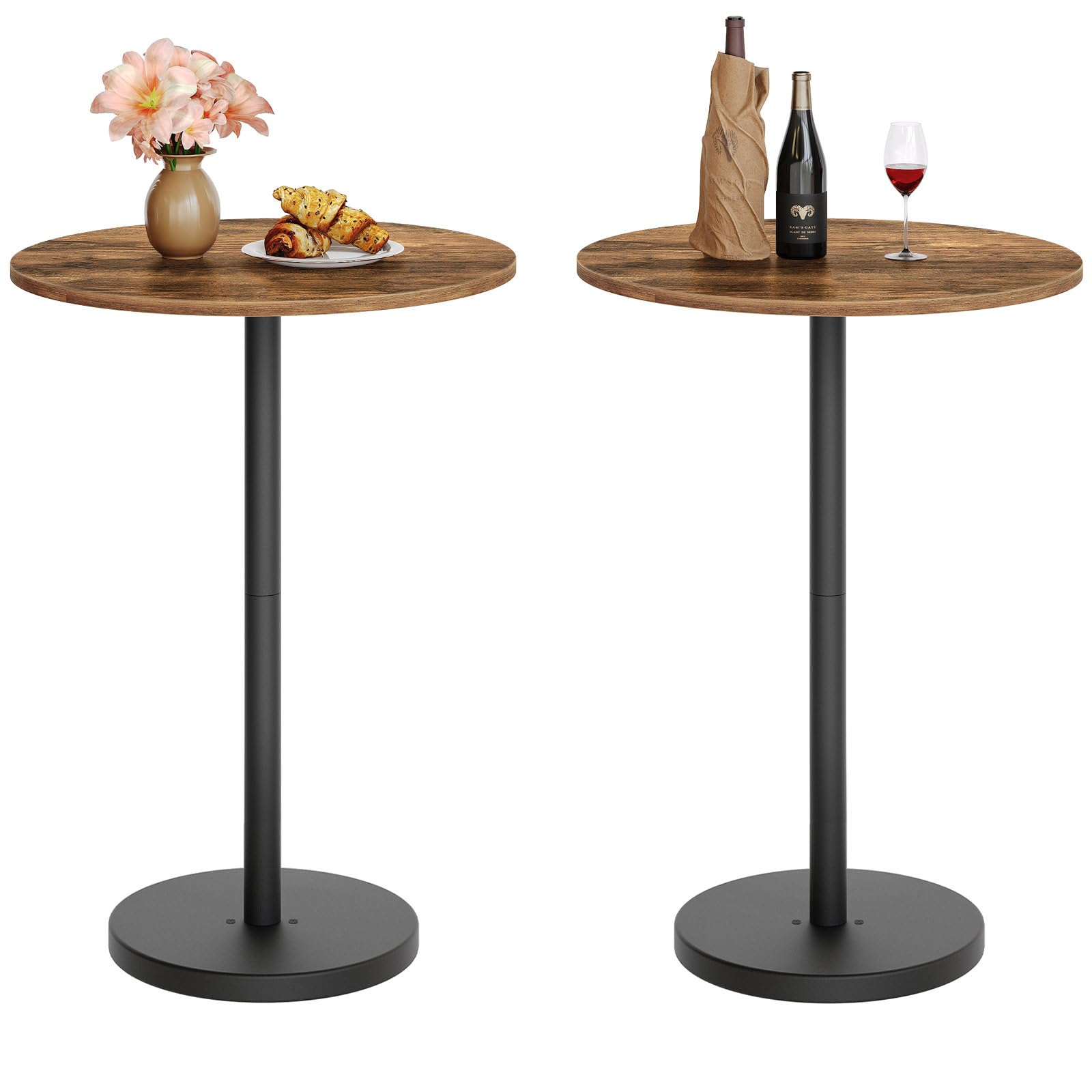 YATINEY bar table packaging includes quick-start instructions