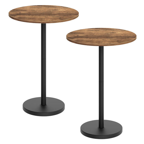 YATINEY bar table round top view with ample surface for drinks and snacks