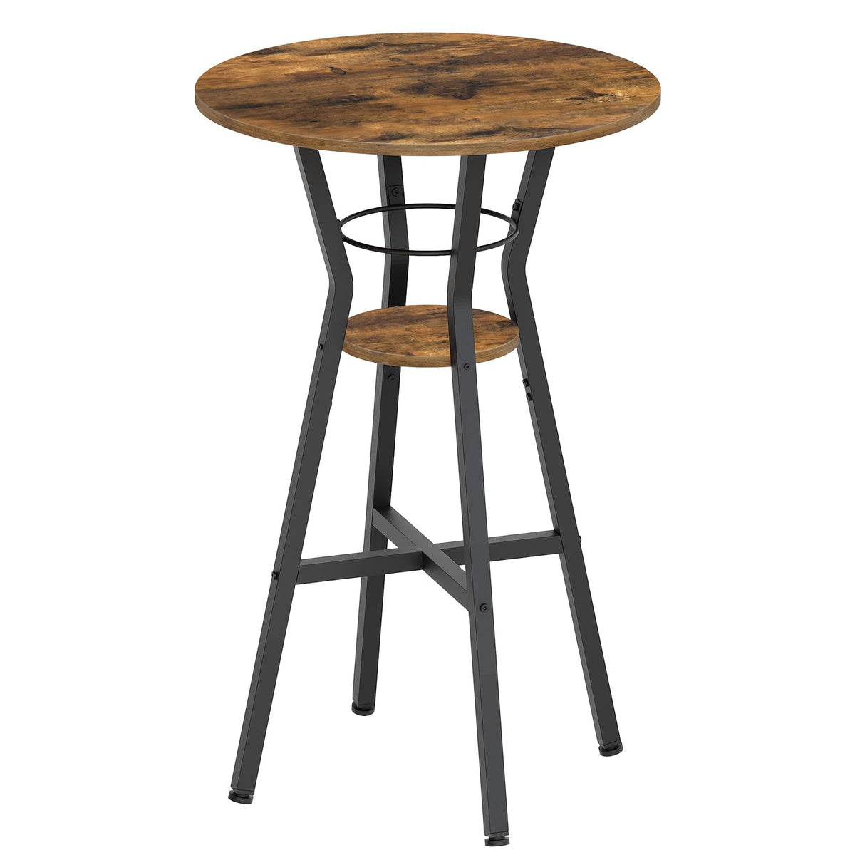 YATINEY bar table top view shows spacious round surface for social drinks.