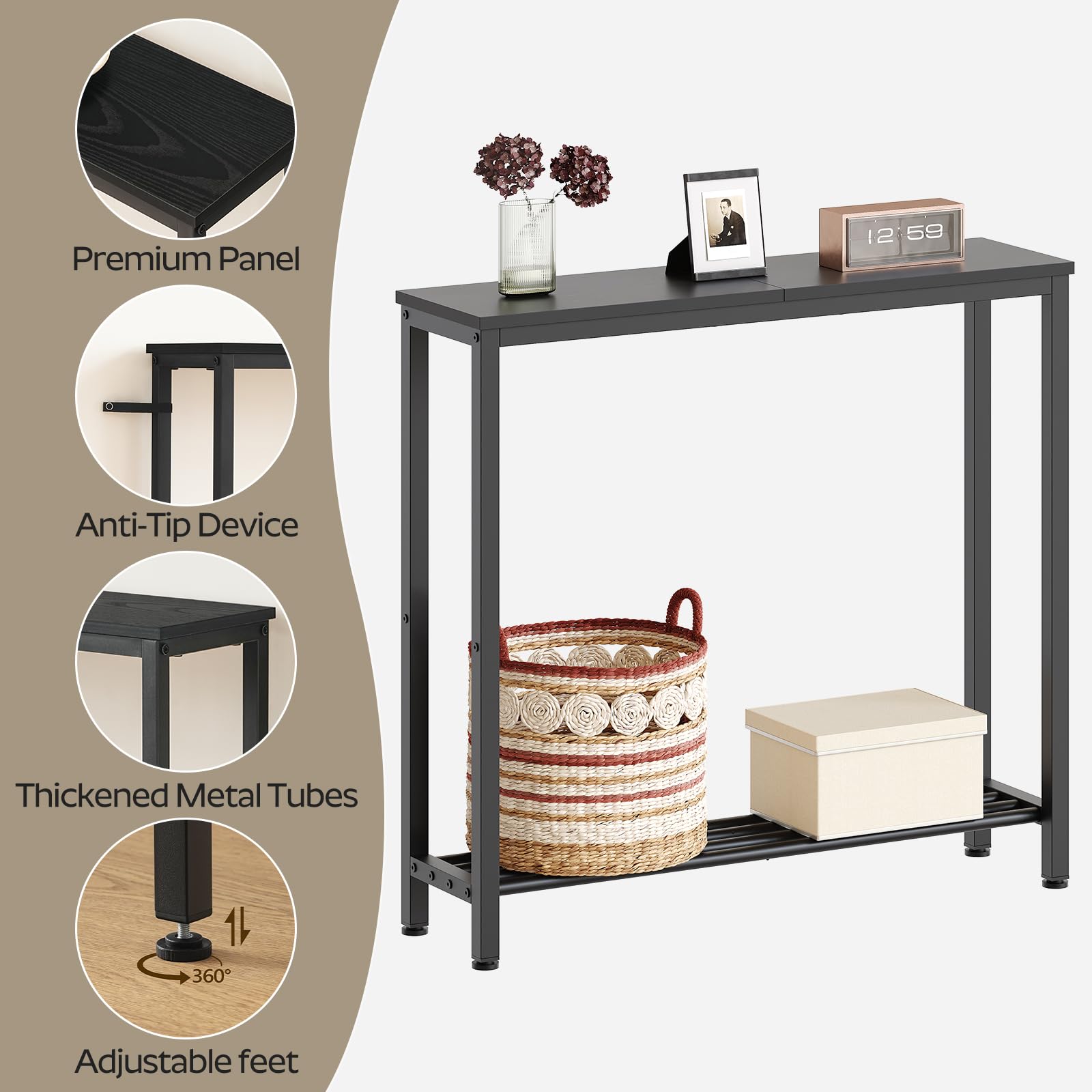 YATINEY anti-tip device adds safety in hallways and entries