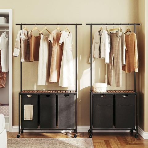 YATINEY side pockets keep small items organized during laundry