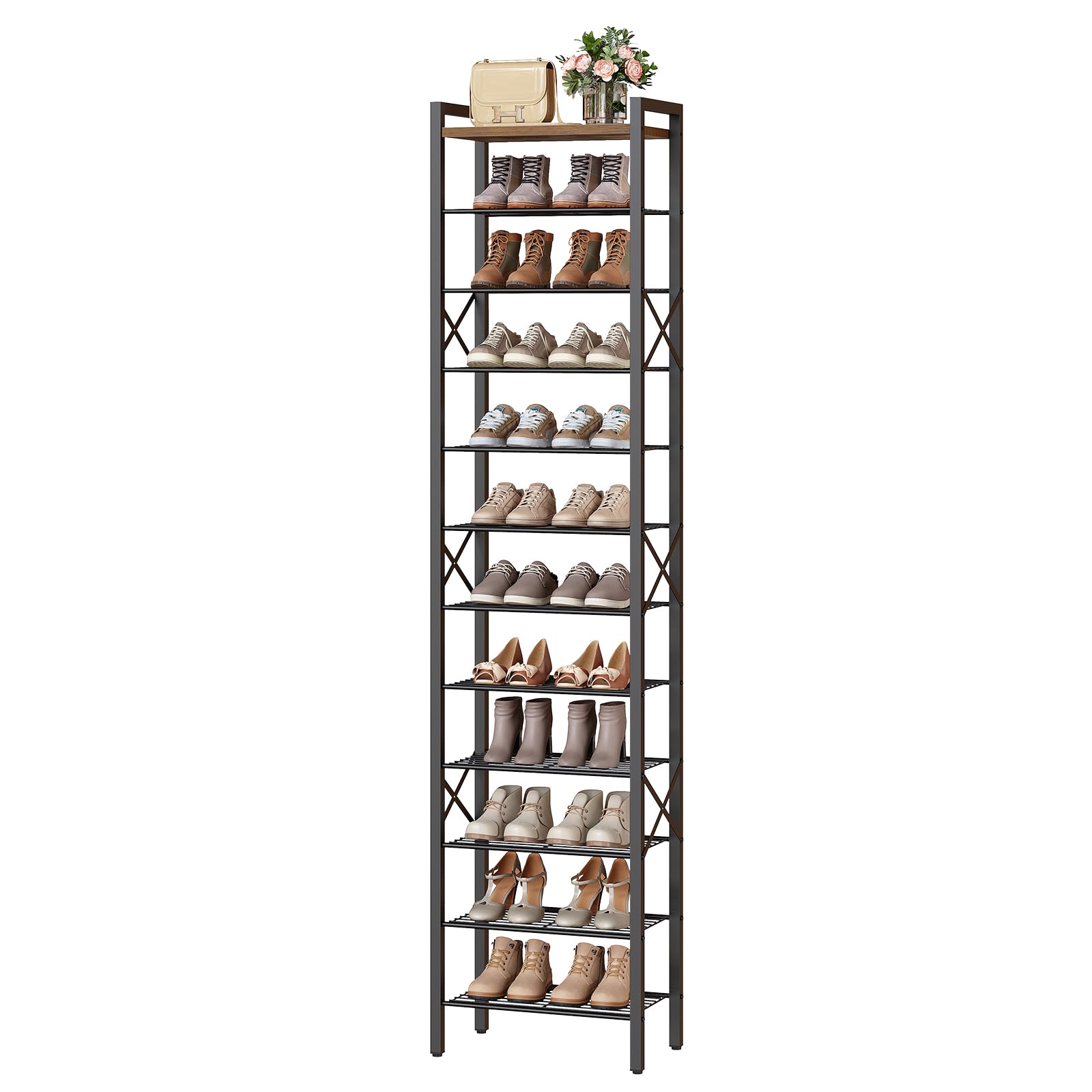 YATINEY modern design blends with decor while storing daily footwear.