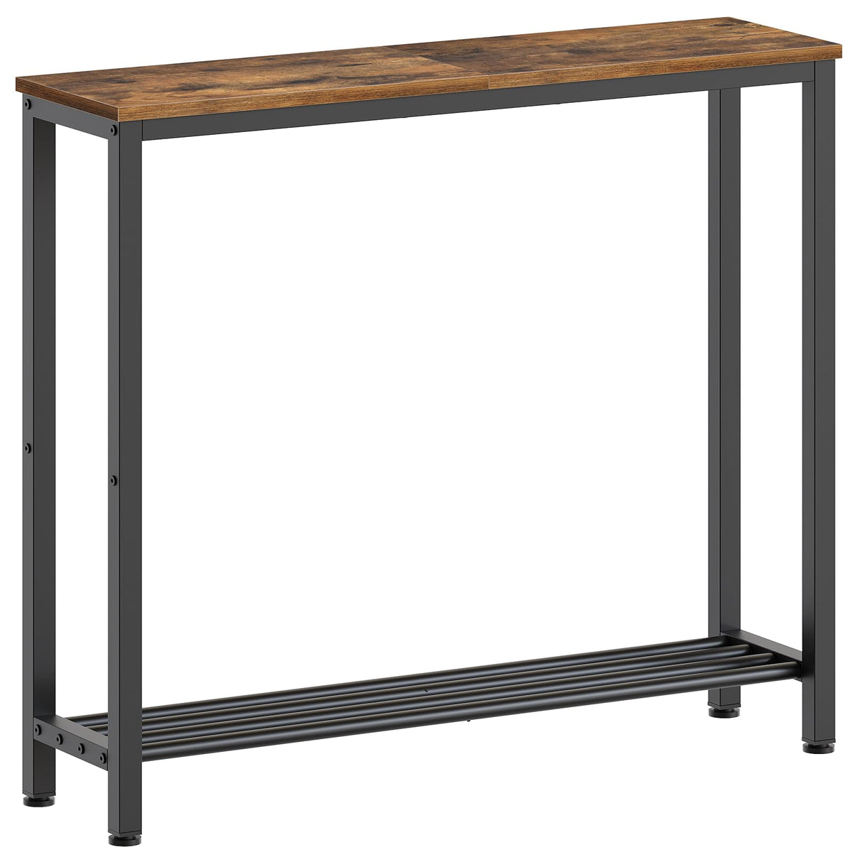 YATINEY narrow console table front view showing slim profile for compact spaces