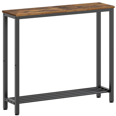 YATINEY narrow console table front view showing slim profile for compact spaces
