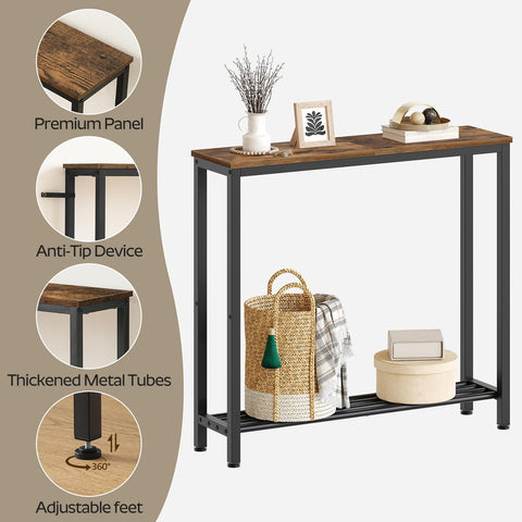 YATINEY assembly instruction kit for the narrow console table