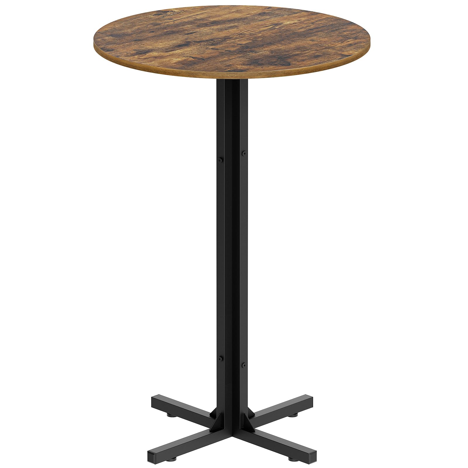 YATINEY round bar table top view showing sturdy, space-saving design for cozy dining
