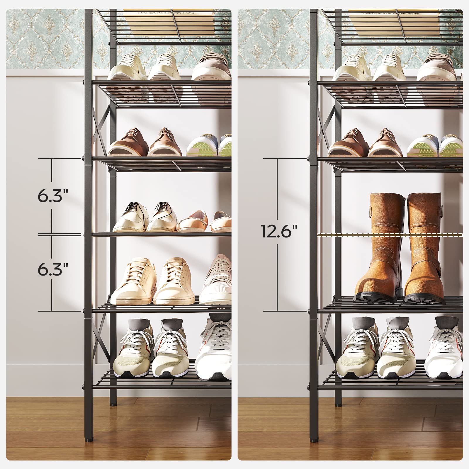 YATINEY frame with X-stability design boosts durability and wobble resistance.