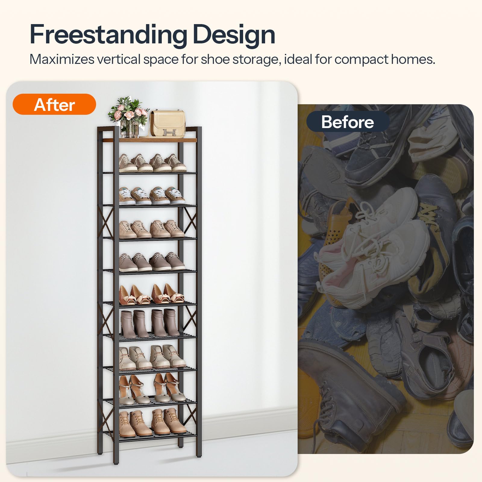 YATINEY wooden top decor display area adds style to any room