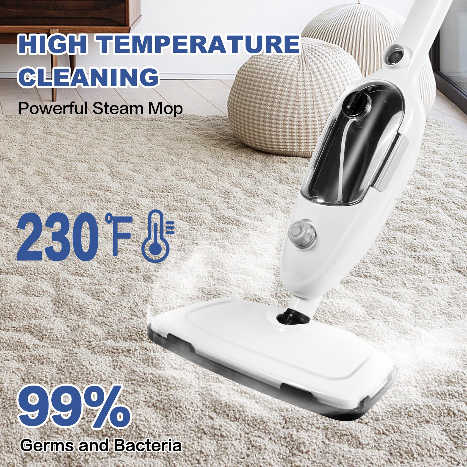 Yatytepo garment steamer attachment refreshes clothing easily.
