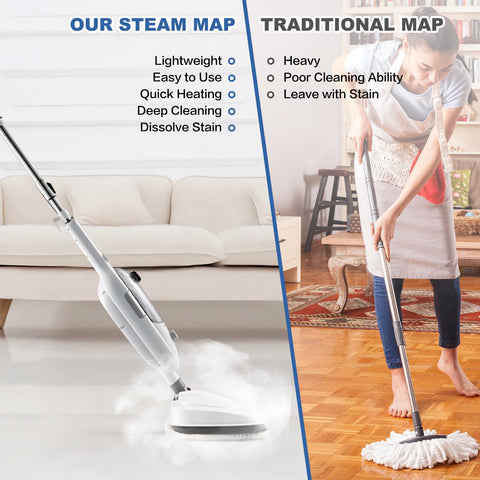 Yatytepo detachable tank enables quick refill during cleaning.