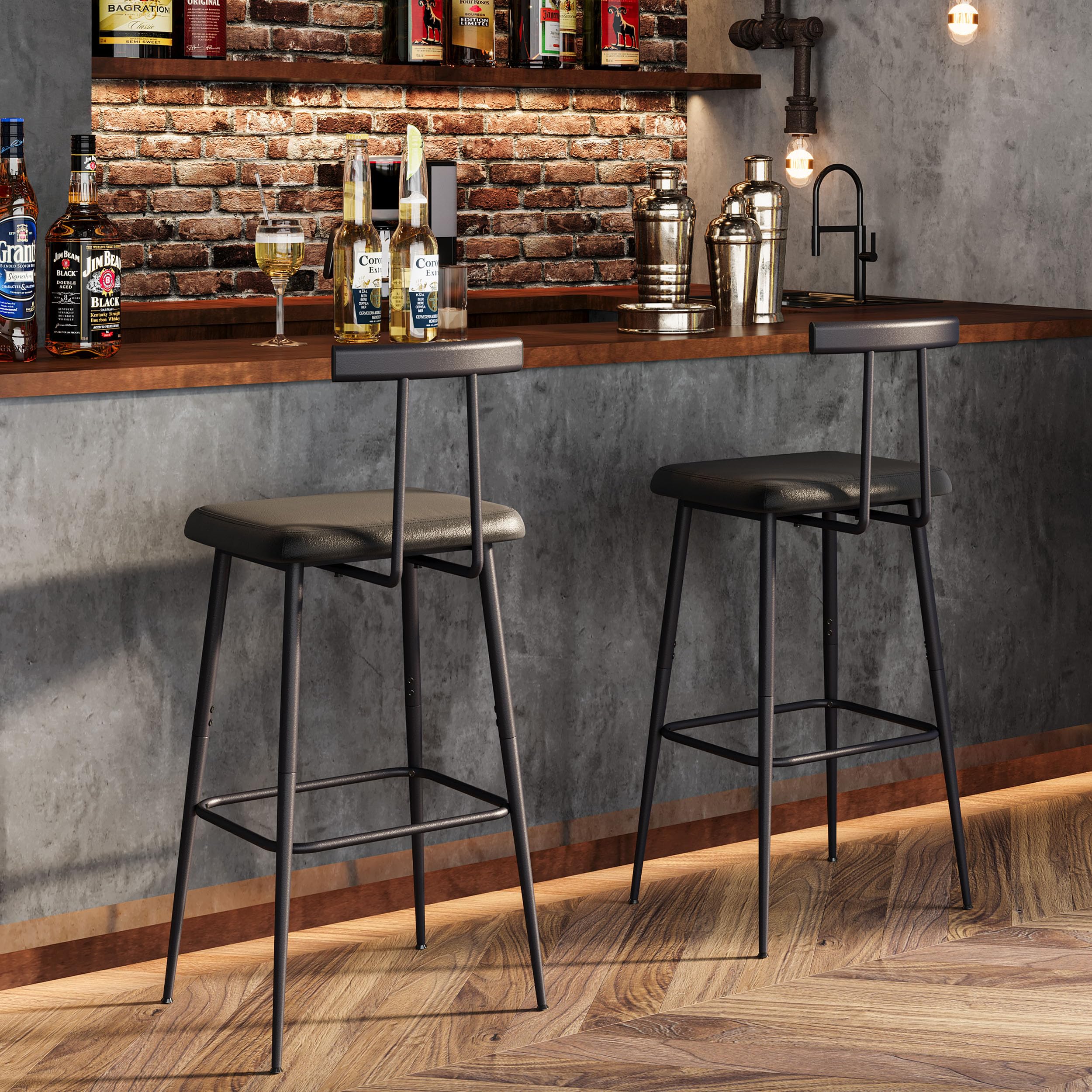 YAUKTAK KBS515B backrest close-up emphasizes ergonomic lumbar support.