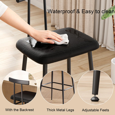 YAUKTAK KBS515B PU leather cushion close-up highlights comfortable seating.