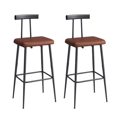 YAUKTAK bar stools cushion close-up highlighting durable PU leather and easy care.
