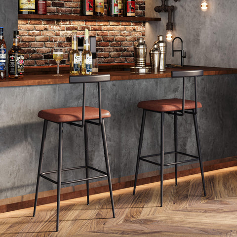 YAUKTAK bar stools in a kitchen scene showcasing counter-height presence.