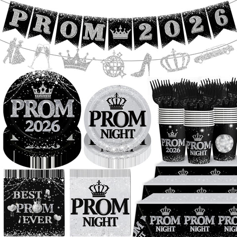 Yavxzvbw Prom 2026 banner adds glossy focal point for photos and cohesion.
