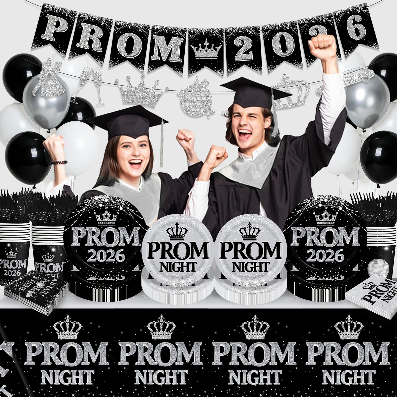 Yavxzvbw Prom 7in plates pair with desserts for a coordinated look.