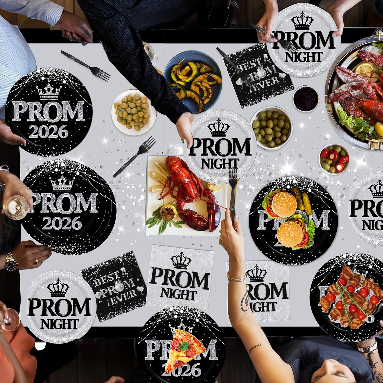 Yavxzvbw Prom cups provide convenient, chic drink service for guests.