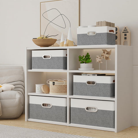 Yawinhe canvas bin with oxford lining for durable daily use.