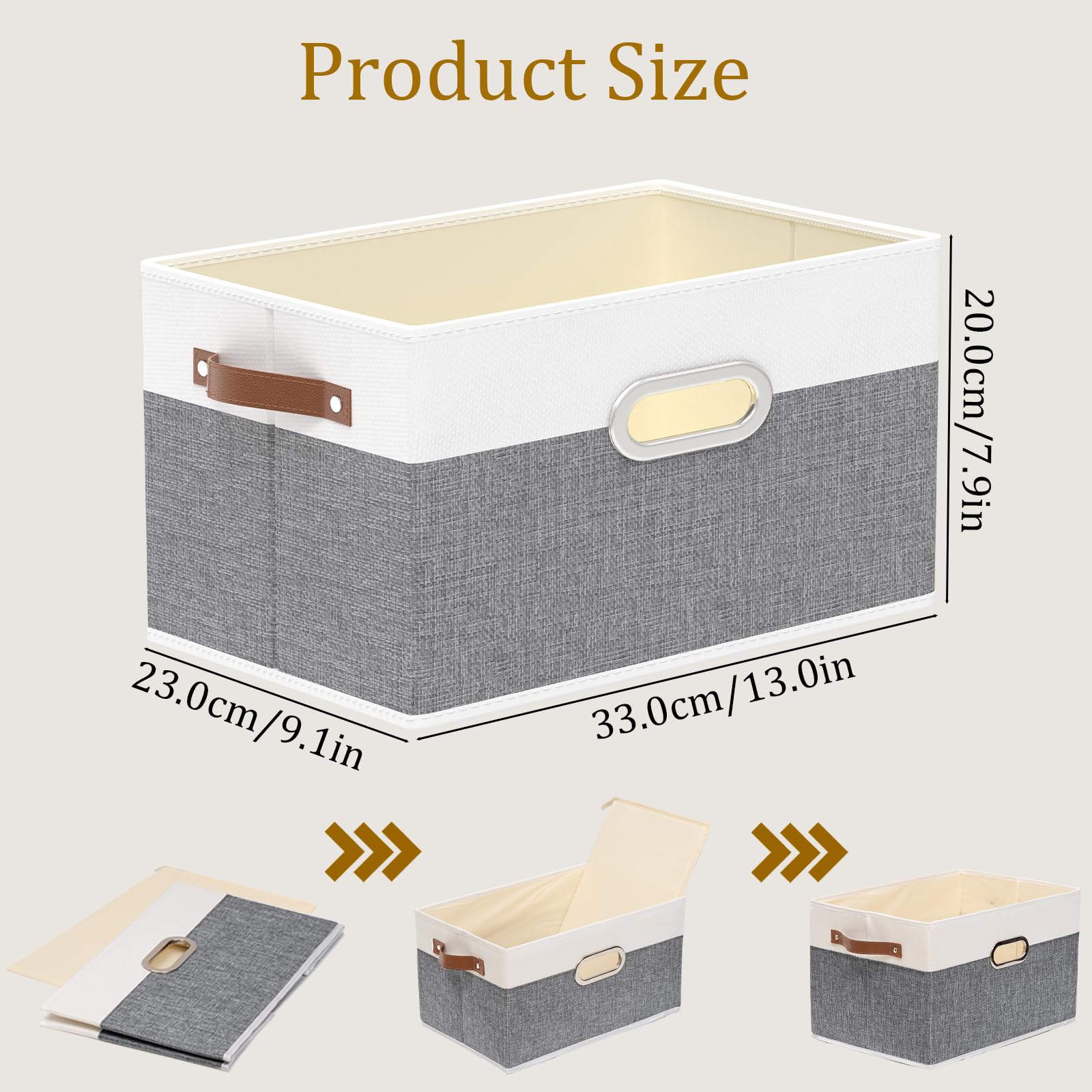 Yawinhe foldable closet organizer shown folded flat for space saving.