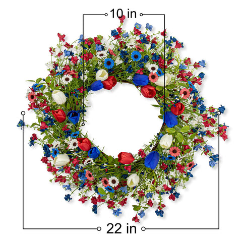 Yawwind colorfast wreath ideal for indoor or covered outdoor display.