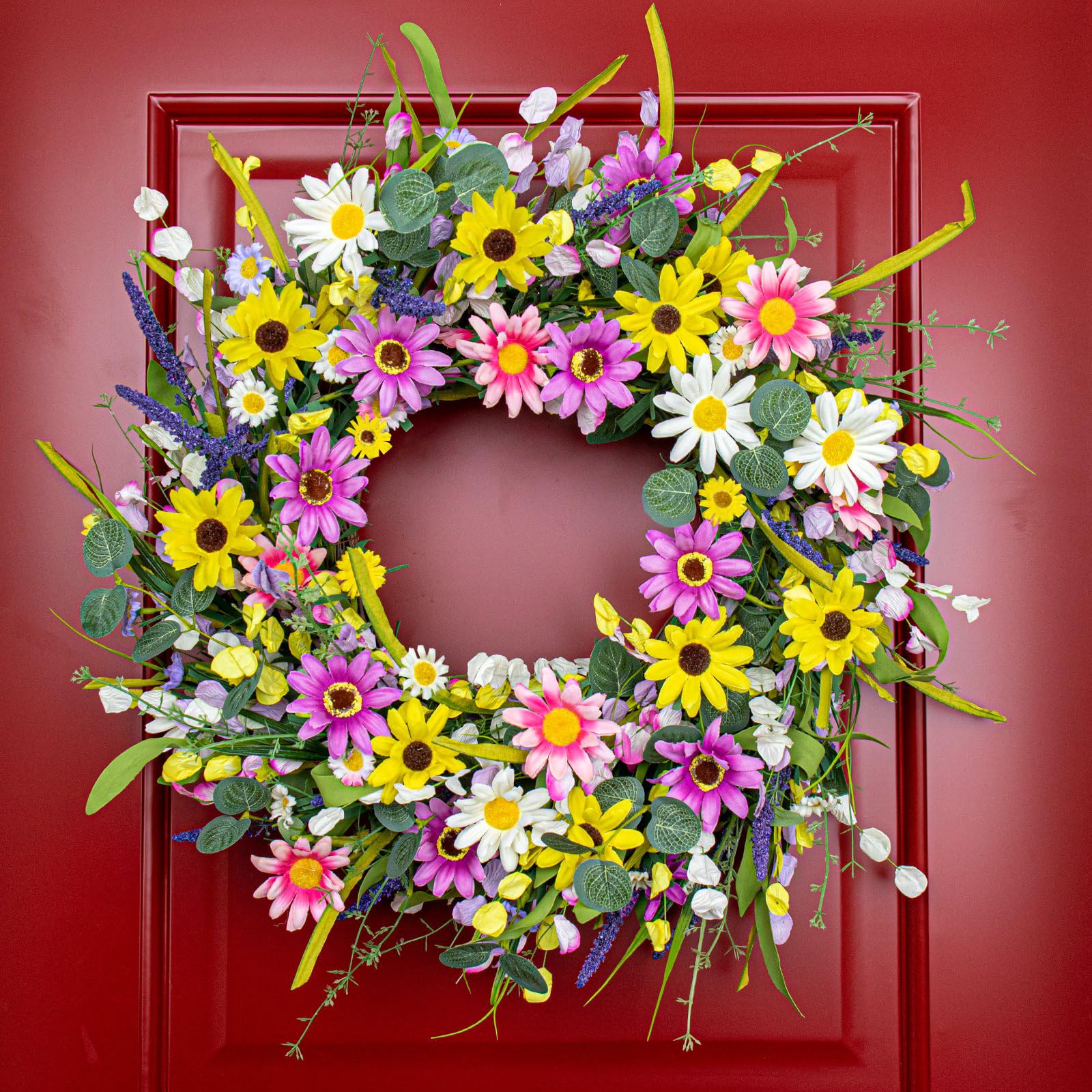 Yawwind front door decor featuring a large 28-inch display.