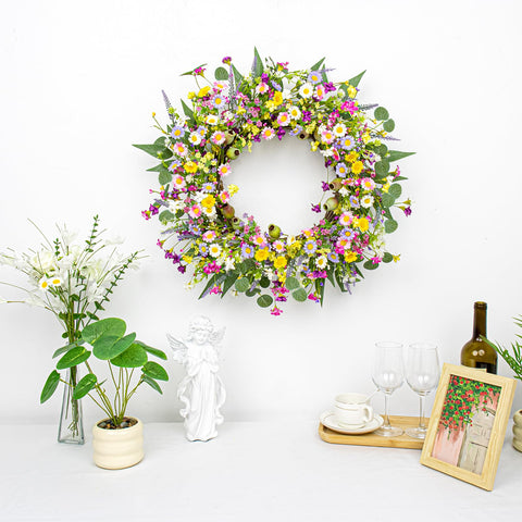 Yawwind hand-fixed floral branches close-up showing durable, full arrangement.