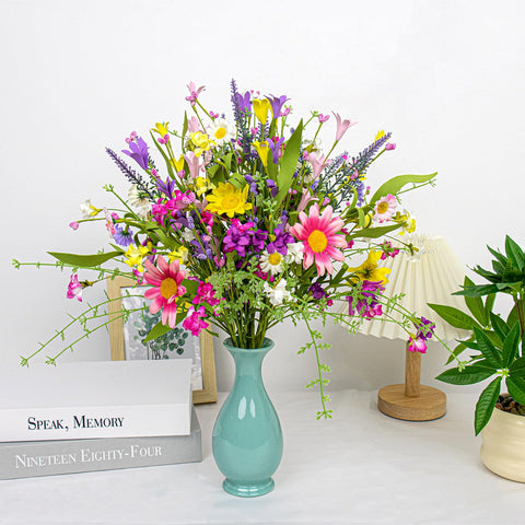 Yawwind Wildflower bouquet handmade for durable indoor displays
