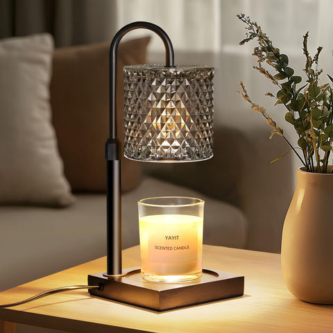 YAYIT Candle Warmer Lamp base offers stable, safe melts on any surface