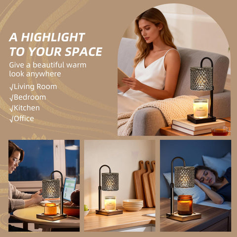 YAYIT Candle Warmer Lamp modern design enhances home decor