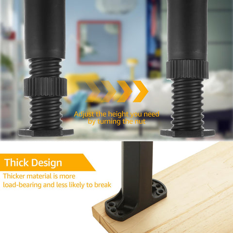 YAYODS premium PP plastic base protects floors and reduces noise