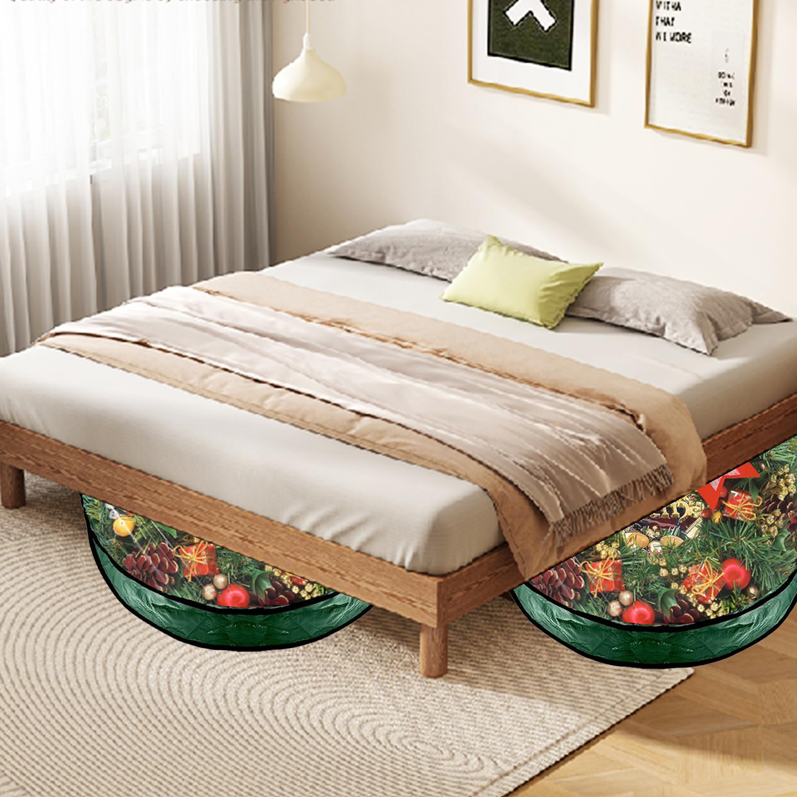 YAYODS clear window protects against dust and moisture for wreaths