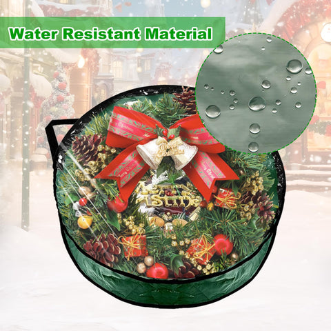 YAYODS wreath storage with reinforced handles for easy transport