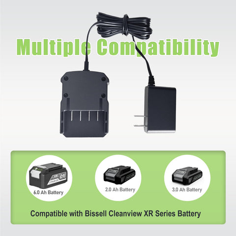 YCFSERMYO charger for Bissell 3789 battery with safe overload protection.