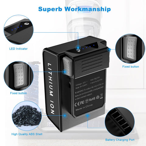 YCFSERMYO Hoover ONEPWR compatibility badge and safe lithium design.