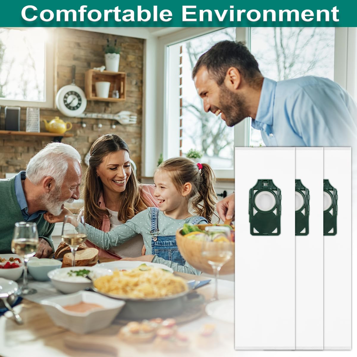 Ycuvin replacement bags promote cleaner air in homes and offices