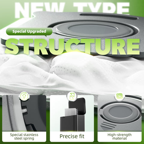 YCWARMXX Roomba bags with self-sealing mechanism during disposal