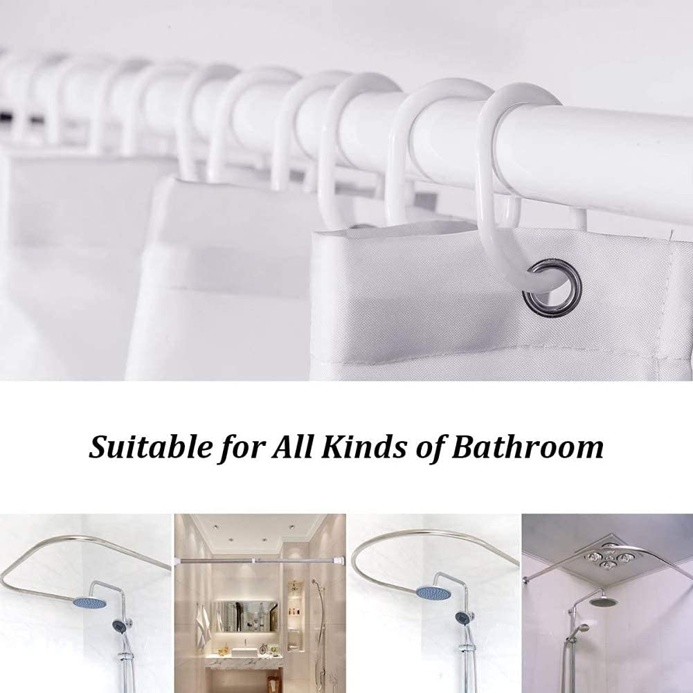 Yddsky blue geometric 4-piece bathroom set enhancing modern space