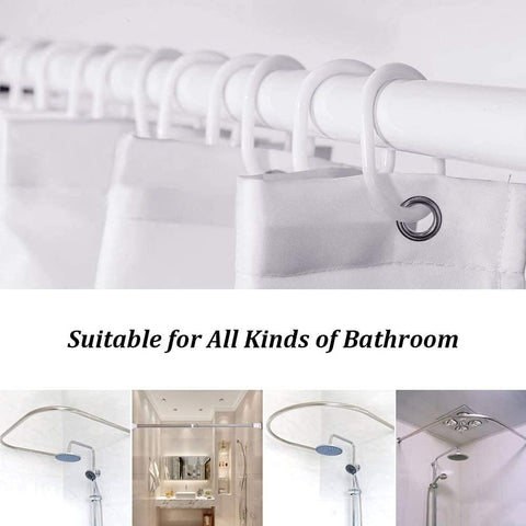Yddsky blue geometric 4-piece bathroom set enhancing modern space