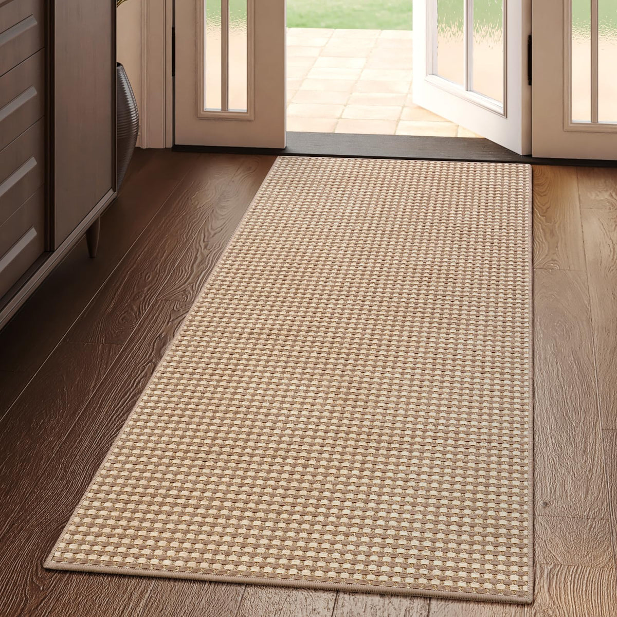 YDKGL 2x4 ft entryway rug demonstrating broad coverage for busy hallways.