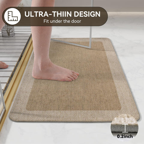 YDKGL absorbent quick-dry mat soaks up moisture for a dry bathroom