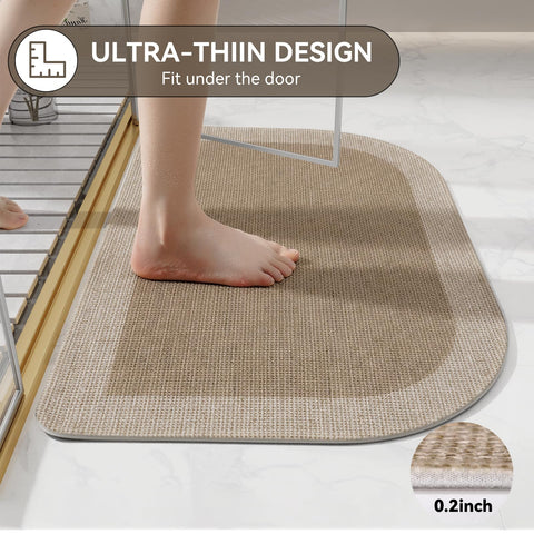 YDKGL absorbent quick-dry rug braided design for fast moisture evaporation.