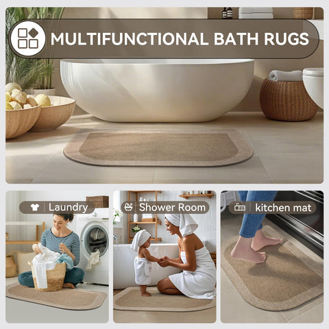YDKGL easy-clean rug maintains flat shape after washing.