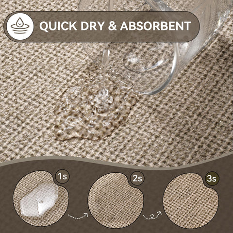 YDKGL waterproof backing keeps floors dry and protects surfaces.