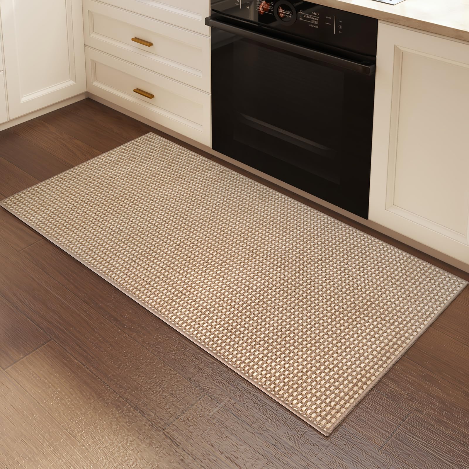 YDKGL boho woven door mat showing warm texture for entryways.