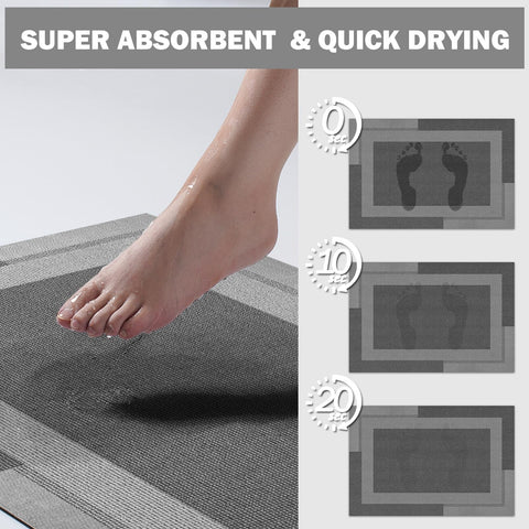 YDKGL diatomaceous earth mat for easy cleaning and water absorption
