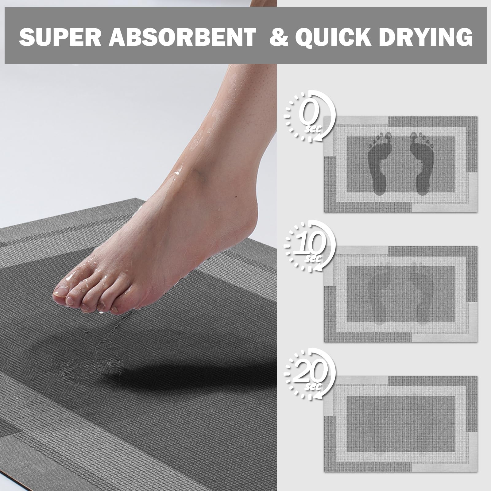 YDKGL easy-clean design resists stains and dirt buildup.