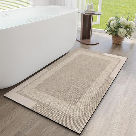 YDKGL non-slip bath mat with rubber backing for a stable bathroom floor.